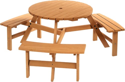 Outsunny wooden garden - outsunny, dining