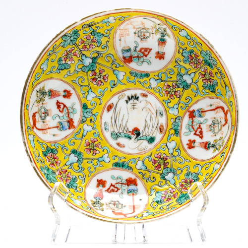 Chinese porcelain dish famille - porcelain,