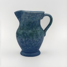 Vintage Mid Century English Aqua Blue Jug - Likely Dartmouth Pottery 50s/60s