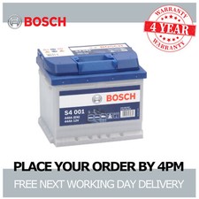 Bosch S4001 Car Battery 12V