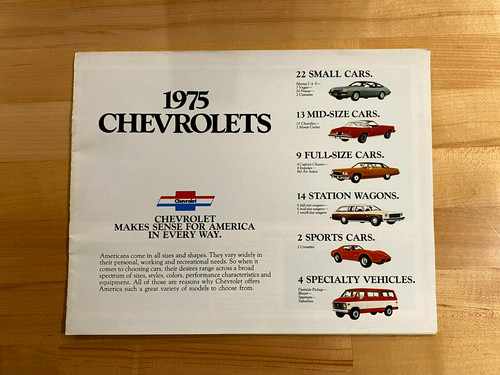 1975 brochure chevrolet - 1975,