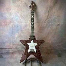 Daisy Rock Debutante Star Electric Guitar Chrome Hardware 6 Strings 22 Frets Top