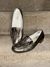 Gabor  Women's Patterned Leather Loafers Shoes UK 7G £89