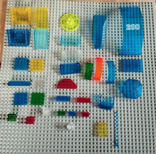 Vintage Lego Space Transparent