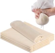 Cotton Cheese Cloth  for Straining, Fine Reusable Muslin Cloths for Cooking