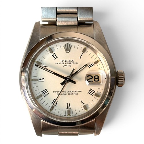 Rolex date steel white - 34,