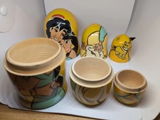 Disney Aladdin Nesting Matryoshka Dolls set of 3