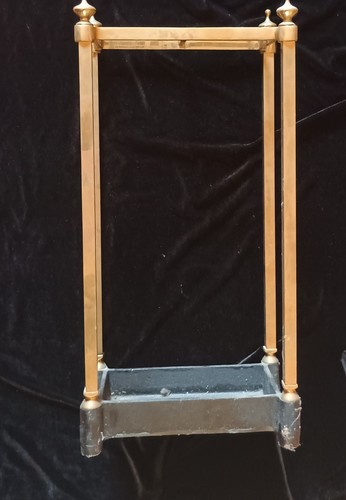 Antique brass oblong umbrella - brass,