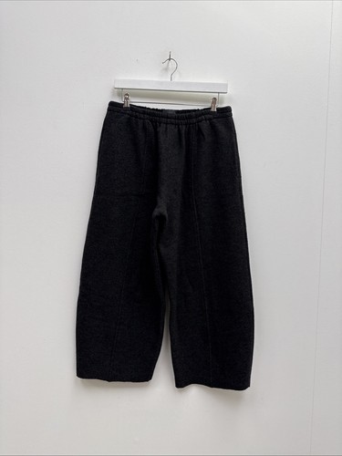 Oska greige wool cropped - greige,