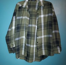 Womens Green Checkered Shirt