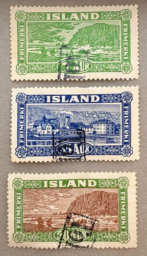 Iceland 144 147 148 1925 - 147-148, /