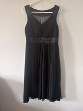 Coast Dress 100% Silk Black