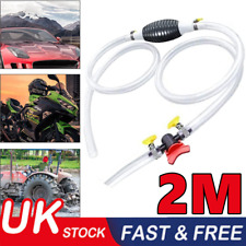 Hand Manual Siphon Syphon Oil Water Petrol Diesel Fuel Liquid Transfer Pump NEW