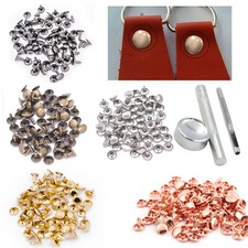 Double cap rivets - cap, 4mm-15mm
