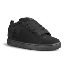 DC Court Graffik Skate Shoes - Black/Black/Black