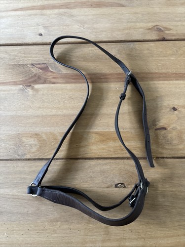 Full brown drop noseband - full,