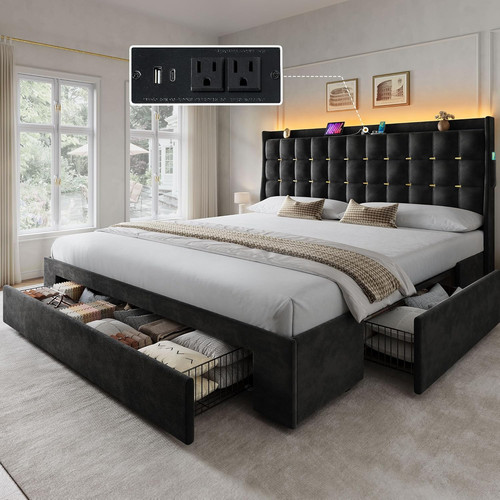 Yitahome king size - size, bed