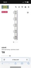 IKEA LEDSJÖ LED wall lamp
