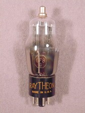 1 6F8G M-R RAYTHEON HiFi Antique Radio Amp Vacuum Tube Code F4 Strong & Balanced