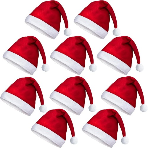 10pcs santa hats christmas hat - santa,