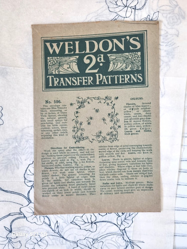 Vintage 1900s embroidery - vintage,
