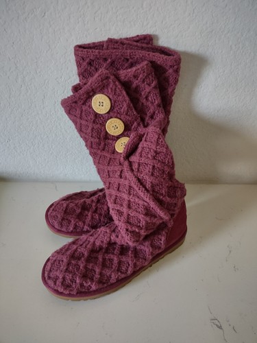 Ugg boots cardy lattice knit - boots,