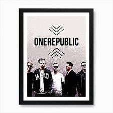 One Republic 2 Art Print Framed Wall Art Poster Canvas Print Picture