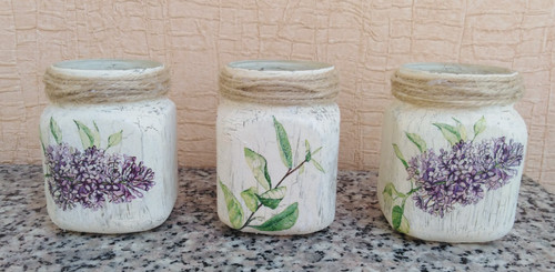 Shabby chic hand decorated - hand,