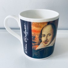 Royal Shakespeare Company Mug Ceramic Portrait  Droeshout Vintage 2004 250ml