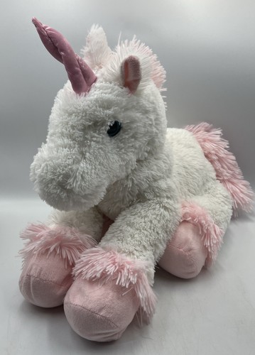 Asda unicorn white pink - white, plush