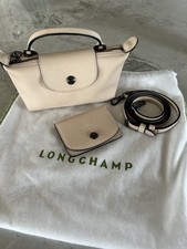 LONGCHAMP XTRA SMALL LE PLIAGE TOP HANDLE , CROSS BODY BAG & A NEAT CARD WALLET 