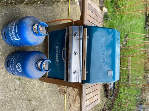 Outback gas bbq - outback, blue,