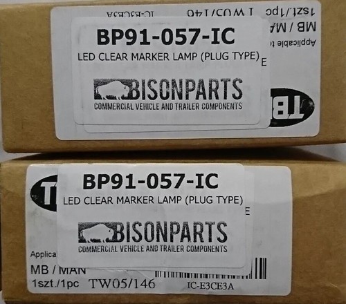 Led clear sunvisor marker - led,