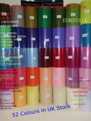 Tutu plain tulle roll x - tutu,