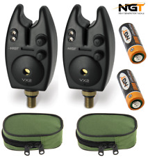 2x NGT VX2 Bite Alarms with