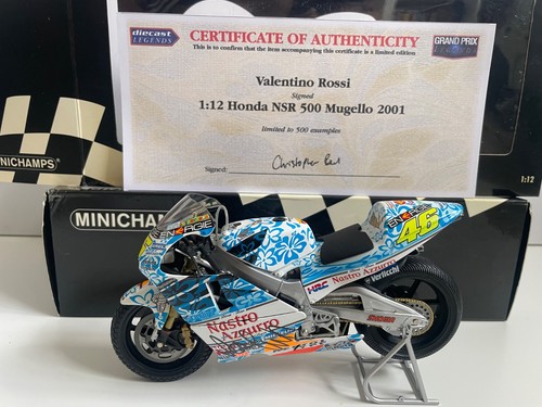 Signed coa minichamps 12 - -,