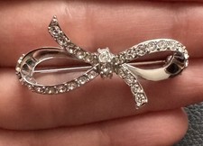 Genuine Swarovski Bow Brooch