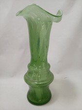 Tall hand blown - hand, green