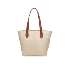 Women Large Twin Contrasting Strap Shoulder Bag Shopper Tote Satchel Handbag 