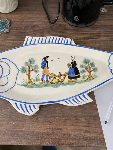 Vintage french ceramic serving - vintage,