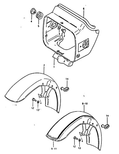 Suzuki genuine cushion frame - suzuki,