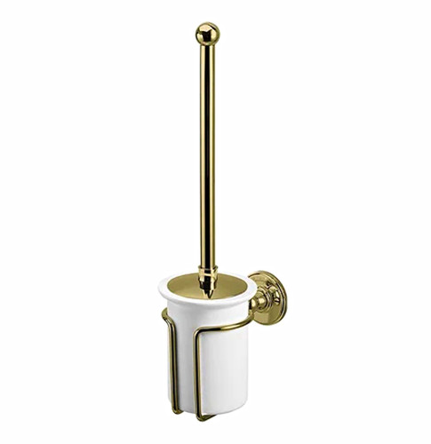 Burlington gold toilet brush - burlington,