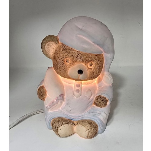Vtg sleeping teddy - , bear