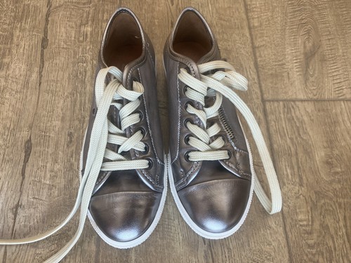 Moda pelle silver - pelle, trainers
