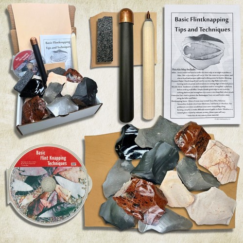 Deluxe flint knapping kit - deluxe,