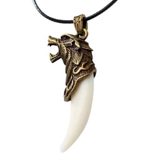 Wolf tooth pendant claw - pendant,
