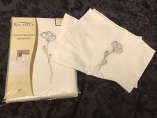 NEW Rectella Alessia Blue Single Duvet Cover Set Includes 3 Matching Pillowcases