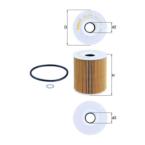 156d oil filter fits bmw - oil,