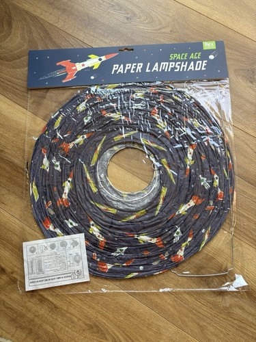 Paper lampshade space rockets - lampshade,