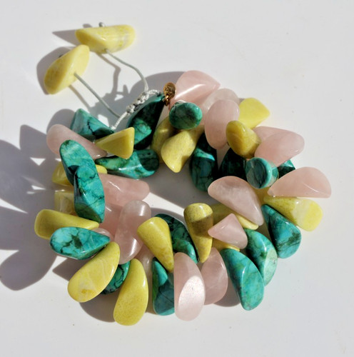 Lola rose rare green jasper - rose,